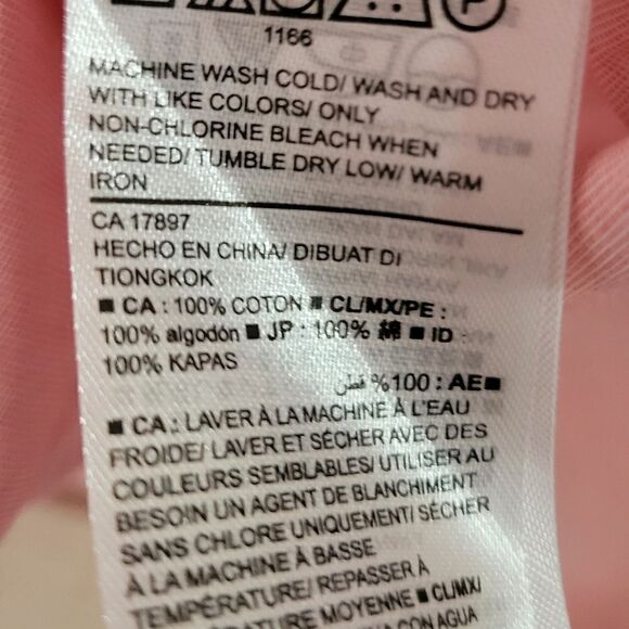 Old navy slim fit button up shirt pink sz 3xl - Picture 5 of 7